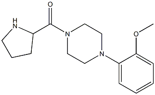1-(2-methoxyphenyl)-4-(pyrrolidin-2-ylcarbonyl)piperazine