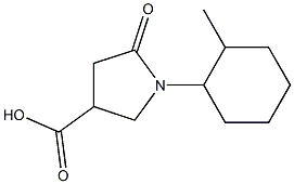 1-(2-methylcyclohexyl)-5-oxopyrrolidine-3-carboxylic acid Structure