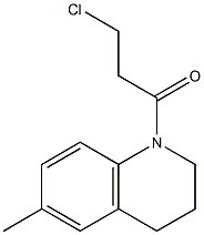 1-(3-chloropropanoyl)-6-methyl-1,2,3,4-tetrahydroquinoline Structure