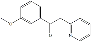 1-(3-methoxyphenyl)-2-(pyridin-2-yl)ethan-1-one Structure