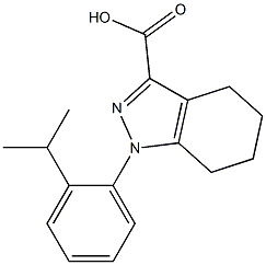 1-[2-(propan-2-yl)phenyl]-4,5,6,7-tetrahydro-1H-indazole-3-carboxylic acid
