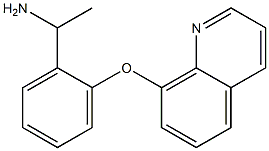 1-[2-(quinolin-8-yloxy)phenyl]ethan-1-amine