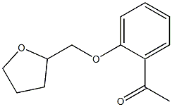 1-[2-(tetrahydrofuran-2-ylmethoxy)phenyl]ethanone Struktur