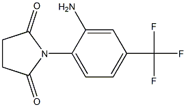 1-[2-amino-4-(trifluoromethyl)phenyl]pyrrolidine-2,5-dione Structure