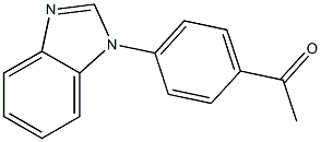 1-[4-(1H-1,3-benzodiazol-1-yl)phenyl]ethan-1-one Struktur