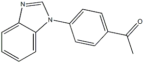 1-[4-(1H-1,3-benzodiazol-1-yl)phenyl]ethan-1-one Structure