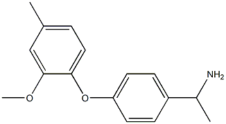 1-[4-(2-methoxy-4-methylphenoxy)phenyl]ethan-1-amine
