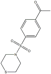 1-[4-(thiomorpholine-4-sulfonyl)phenyl]ethan-1-one
