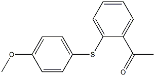 1-{2-[(4-methoxyphenyl)sulfanyl]phenyl}ethan-1-one|