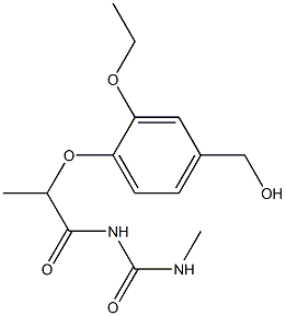 1-{2-[2-ethoxy-4-(hydroxymethyl)phenoxy]propanoyl}-3-methylurea