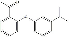 1-{2-[3-(propan-2-yl)phenoxy]phenyl}ethan-1-one