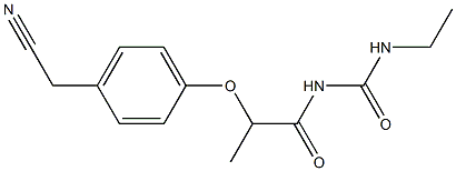 1-{2-[4-(cyanomethyl)phenoxy]propanoyl}-3-ethylurea