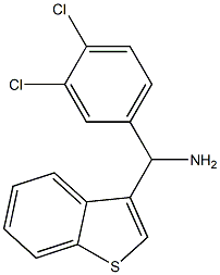 1-benzothiophen-3-yl(3,4-dichlorophenyl)methanamine