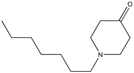 1-heptylpiperidin-4-one Structure