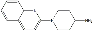 1-quinolin-2-ylpiperidin-4-amine 化学構造式