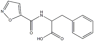 2-(1,2-oxazol-5-ylformamido)-3-phenylpropanoic acid Struktur