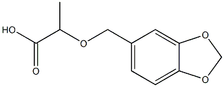 2-(1,3-benzodioxol-5-ylmethoxy)propanoic acid