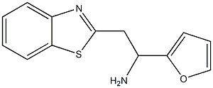 2-(1,3-benzothiazol-2-yl)-1-(furan-2-yl)ethan-1-amine Struktur