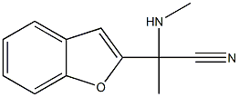 2-(1-benzofuran-2-yl)-2-(methylamino)propanenitrile