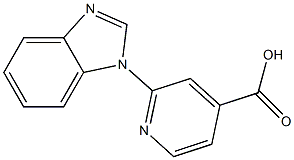 2-(1H-1,3-benzodiazol-1-yl)pyridine-4-carboxylic acid|