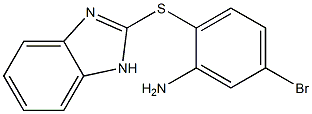 2-(1H-1,3-benzodiazol-2-ylsulfanyl)-5-bromoaniline Structure