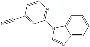 2-(1H-benzimidazol-1-yl)isonicotinonitrile Structure