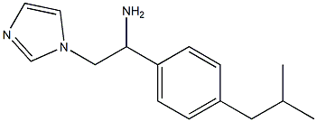 2-(1H-imidazol-1-yl)-1-(4-isobutylphenyl)ethanamine Structure
