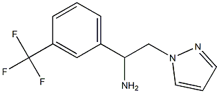 2-(1H-pyrazol-1-yl)-1-[3-(trifluoromethyl)phenyl]ethanamine