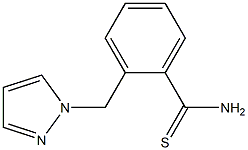 2-(1H-pyrazol-1-ylmethyl)benzenecarbothioamide Structure