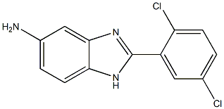 2-(2,5-dichlorophenyl)-1H-1,3-benzodiazol-5-amine Structure