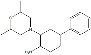 2-(2,6-dimethylmorpholin-4-yl)-4-phenylcyclohexanamine Structure