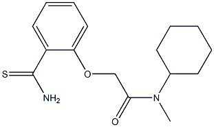 2-(2-carbamothioylphenoxy)-N-cyclohexyl-N-methylacetamide