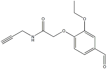  2-(2-ethoxy-4-formylphenoxy)-N-prop-2-ynylacetamide