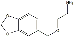 2-(2H-1,3-benzodioxol-5-ylmethoxy)ethan-1-amine Structure