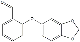 2-(2H-1,3-benzodioxol-5-yloxy)benzaldehyde Struktur