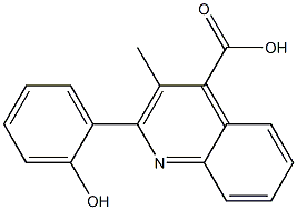 2-(2-hydroxyphenyl)-3-methylquinoline-4-carboxylic acid