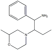 2-(2-methylmorpholin-4-yl)-1-phenylbutan-1-amine Structure