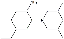 2-(3,5-dimethylpiperidin-1-yl)-4-ethylcyclohexan-1-amine Structure