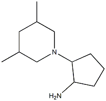 2-(3,5-dimethylpiperidin-1-yl)cyclopentanamine Structure