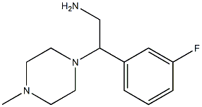 2-(3-fluorophenyl)-2-(4-methylpiperazin-1-yl)ethanamine|