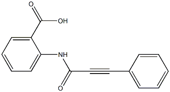 2-(3-phenylprop-2-ynamido)benzoic acid Structure