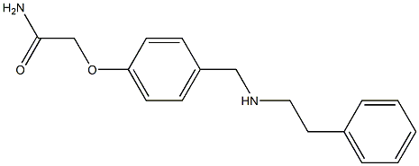 2-(4-{[(2-phenylethyl)amino]methyl}phenoxy)acetamide