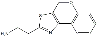 2-(4H-chromeno[4,3-d][1,3]thiazol-2-yl)ethanamine 化学構造式