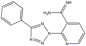 2-(5-phenyl-2H-1,2,3,4-tetrazol-2-yl)pyridine-3-carboximidamide
