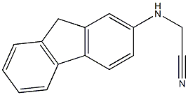 2-(9H-fluoren-2-ylamino)acetonitrile 结构式