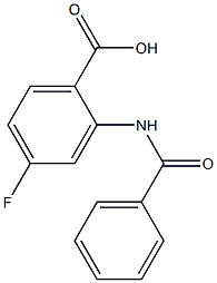 2-(benzoylamino)-4-fluorobenzoic acid
