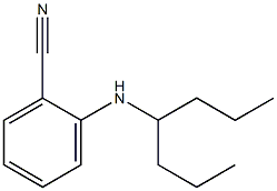 2-(heptan-4-ylamino)benzonitrile Structure