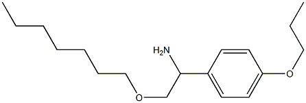 2-(heptyloxy)-1-(4-propoxyphenyl)ethan-1-amine Structure
