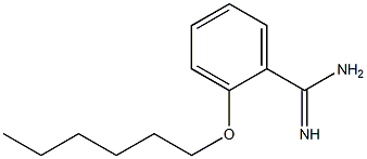 2-(hexyloxy)benzene-1-carboximidamide 结构式