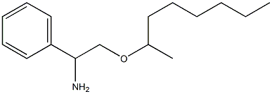 2-(octan-2-yloxy)-1-phenylethan-1-amine Struktur